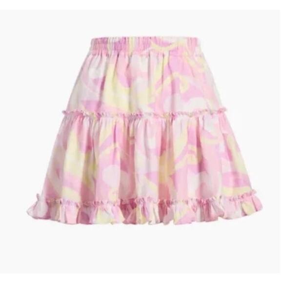 Hill House The Paz Skirt Linen Candy Kaleidoscope Size Large NWT - Picture 1 of 8